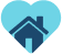 House heart icon