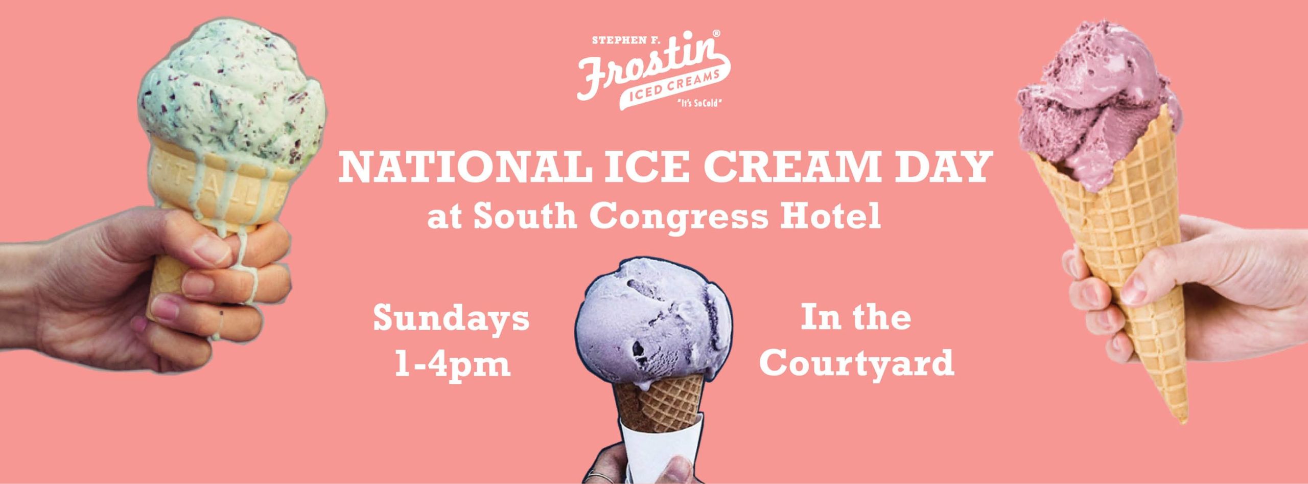 National Ice Cream Day at South Congress Hotel